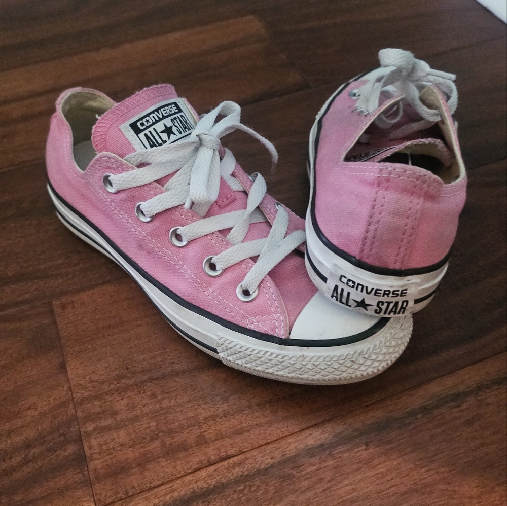 Converse Pink Low-Top Sneakers